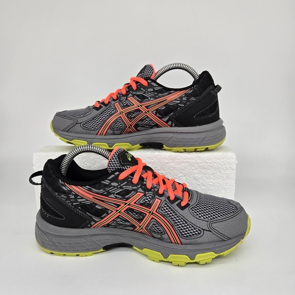 Asics GEL Venture 6 Gray Women's Trail Running Shoes Size 6 - Picture 6 of 8